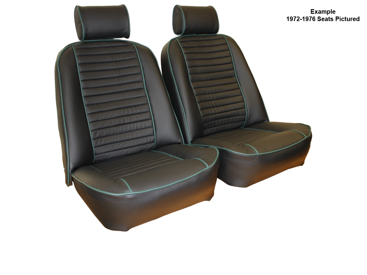 Triumph TR6 1969-1972 Full Leather Seat Covers - Prestige Autotrim Products Ltd