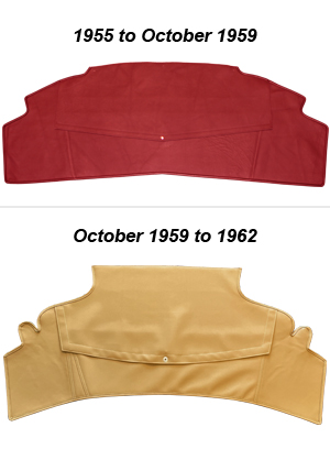 MGA ロードスター 1955-1962 サイドスクリーンバッグ - プレステージオートトリムプロダクツ株式会社